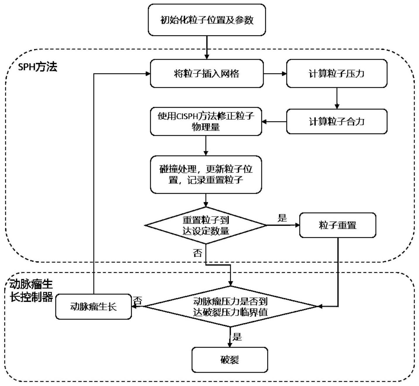 一种基于SPH的血液与动脉瘤流固耦合模拟方法