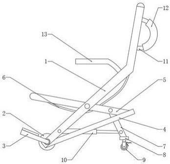 一种院前急救下楼担架椅的制作方法