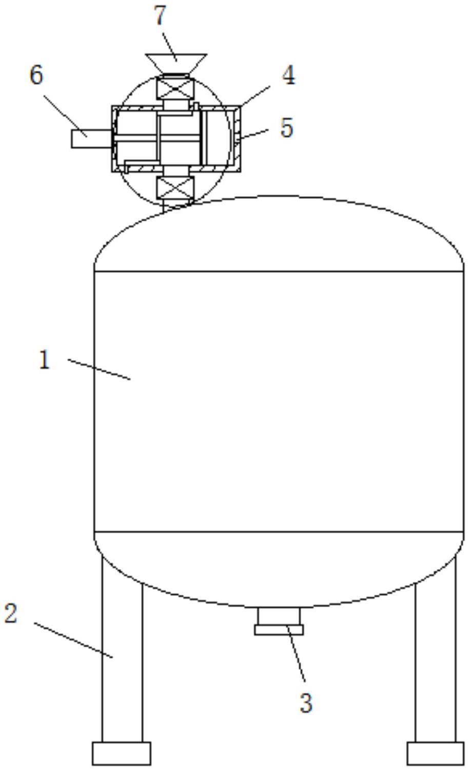 一种双阀门氮气加压加料管的制作方法