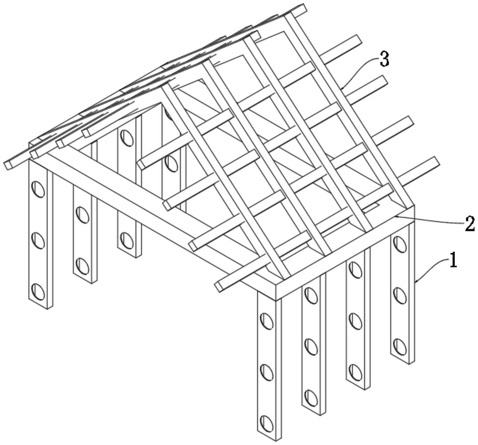 轻钢龙骨房屋拼装结构的制作方法