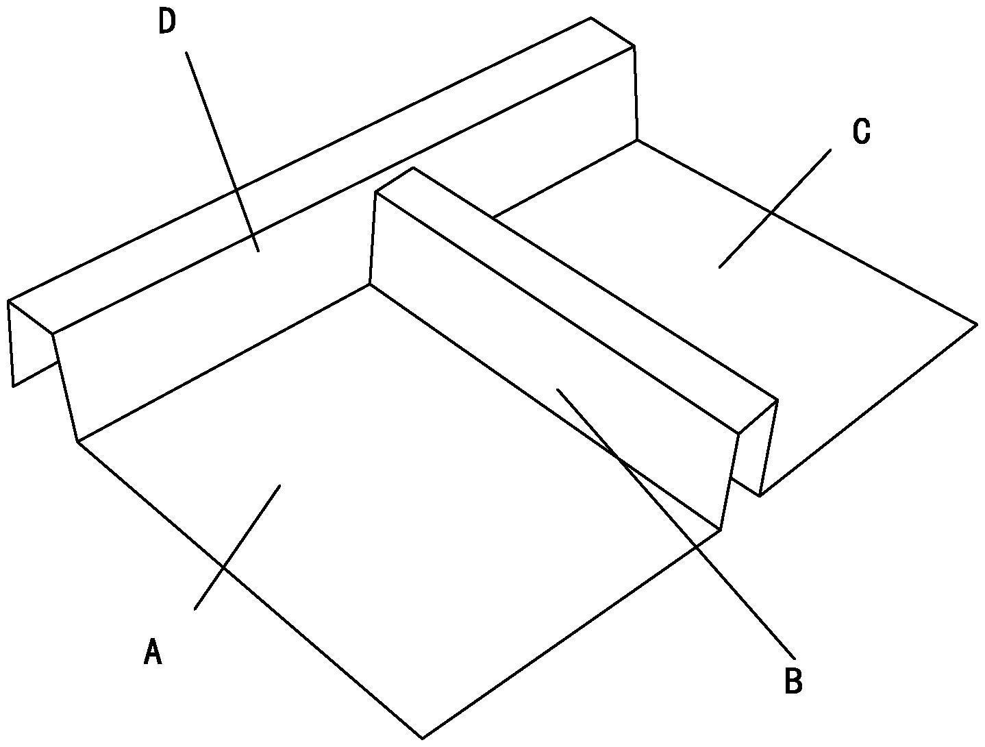 一种包装盒的纸质内托分区结构的制作方法