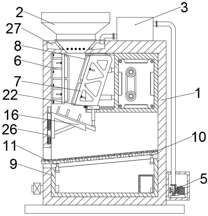 建筑垃圾处理用挤压破碎装置的制作方法