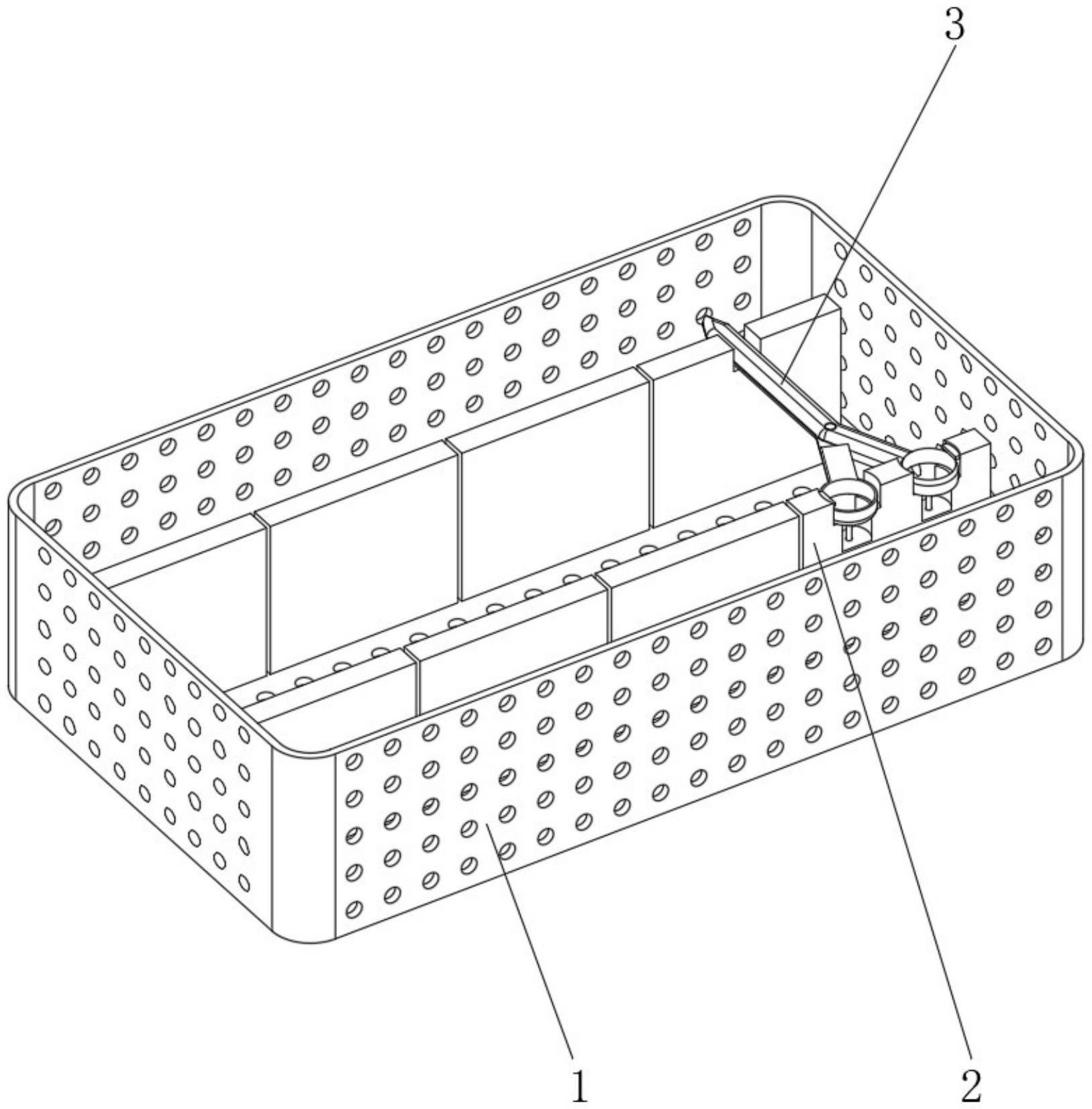 一种便于取放工具的器械盒