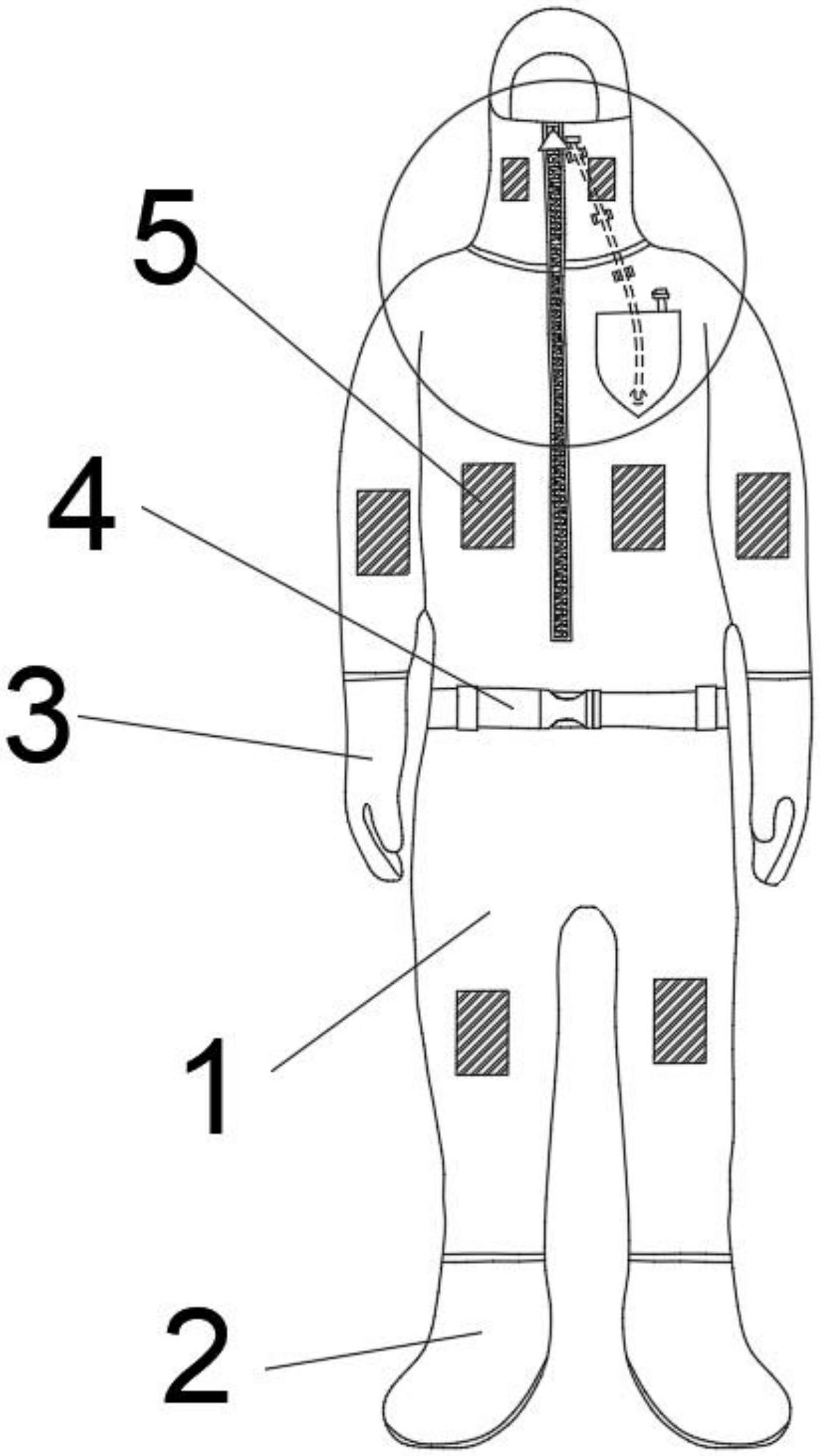 一种具有抗浸功能的军用服装的制作方法