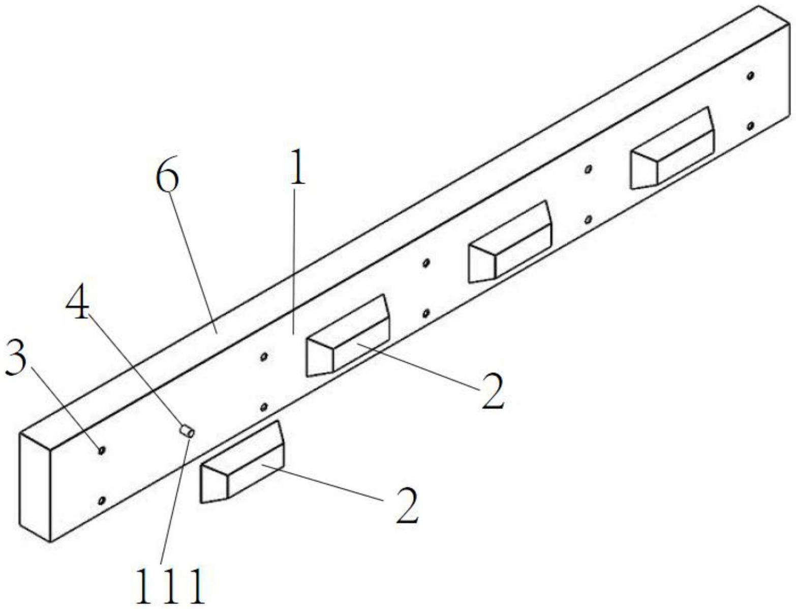 一种预制剪力墙键槽绿色成型模板及模具的制作方法