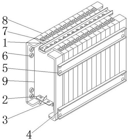 一种叉车用方形电池模组结构的制作方法