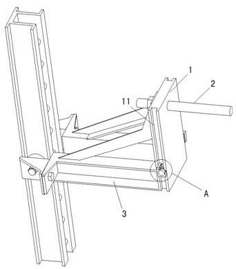 一种附着式升降脚手架附墙支座倾斜可调机构的制作方法