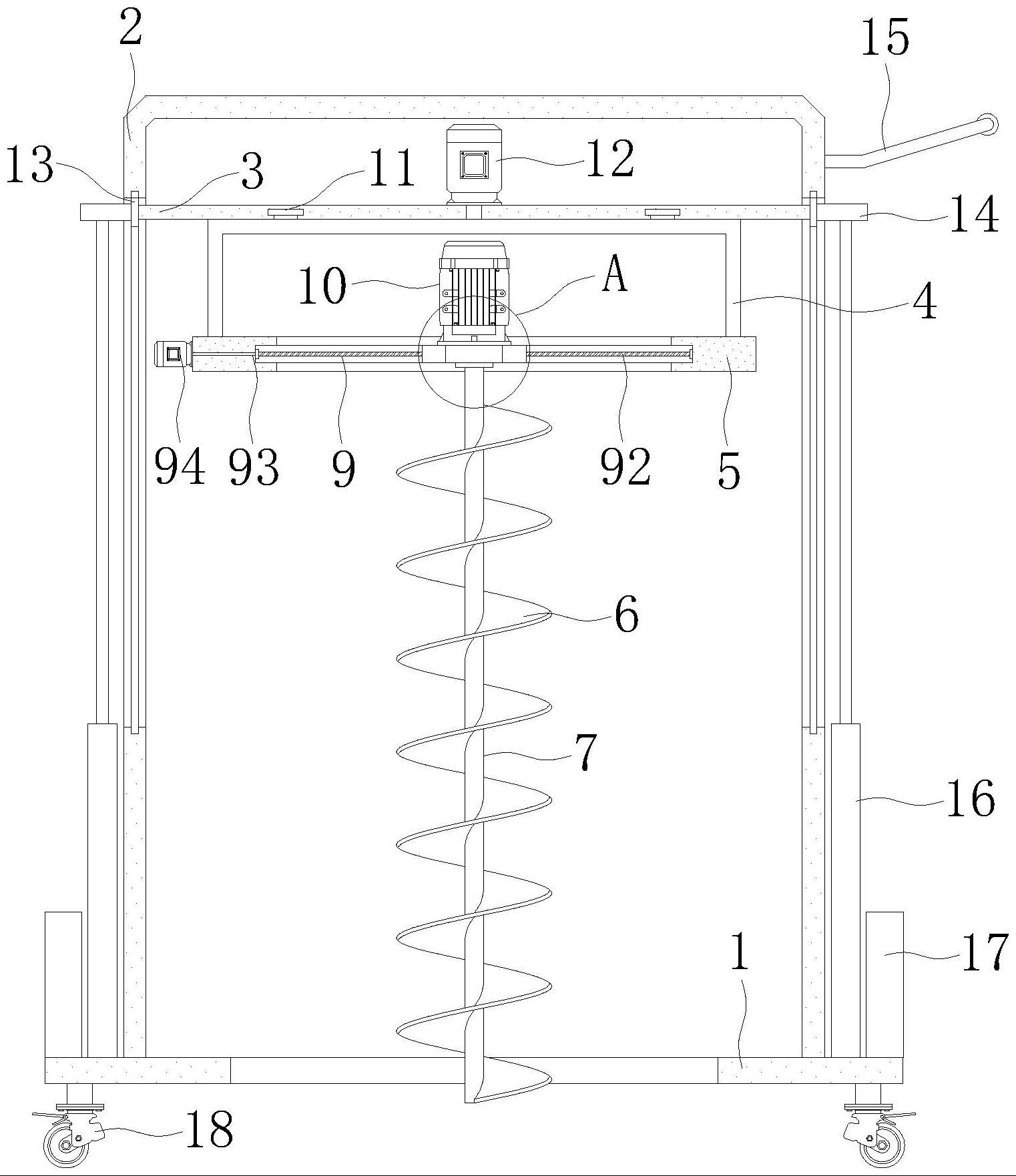 一种建筑施工螺旋打桩机的制作方法