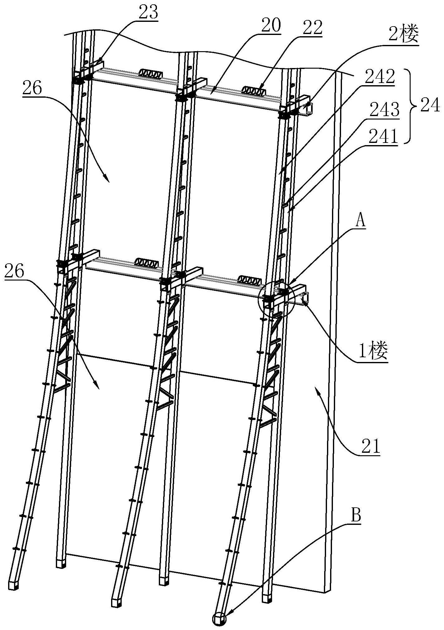 一种用于曲面幕墙造型的钢架结构的施工方法及加工方法与流程
