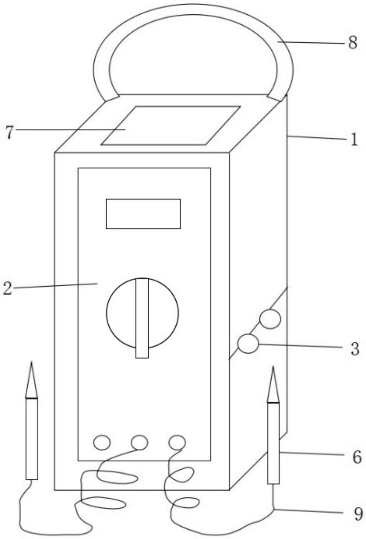 一种便携式电工组合万用表保护套的制作方法