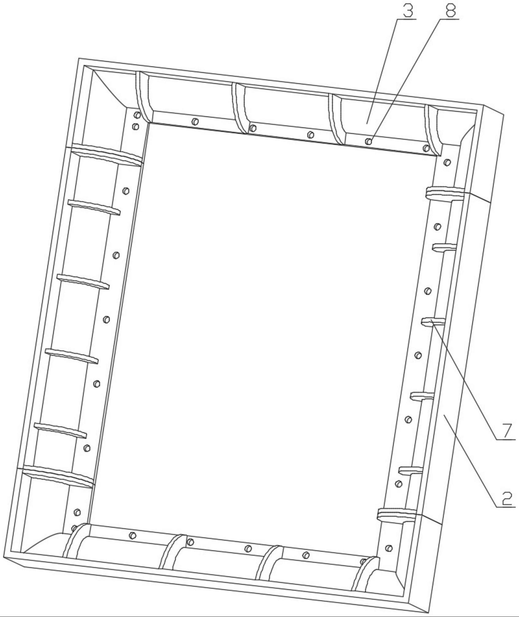 一种平窗部位结构模型的制作方法