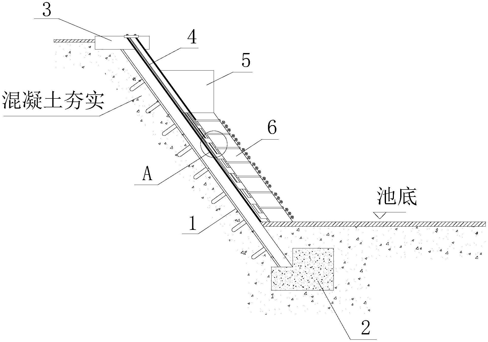 一种处理水排放河道人工护坡的制作方法