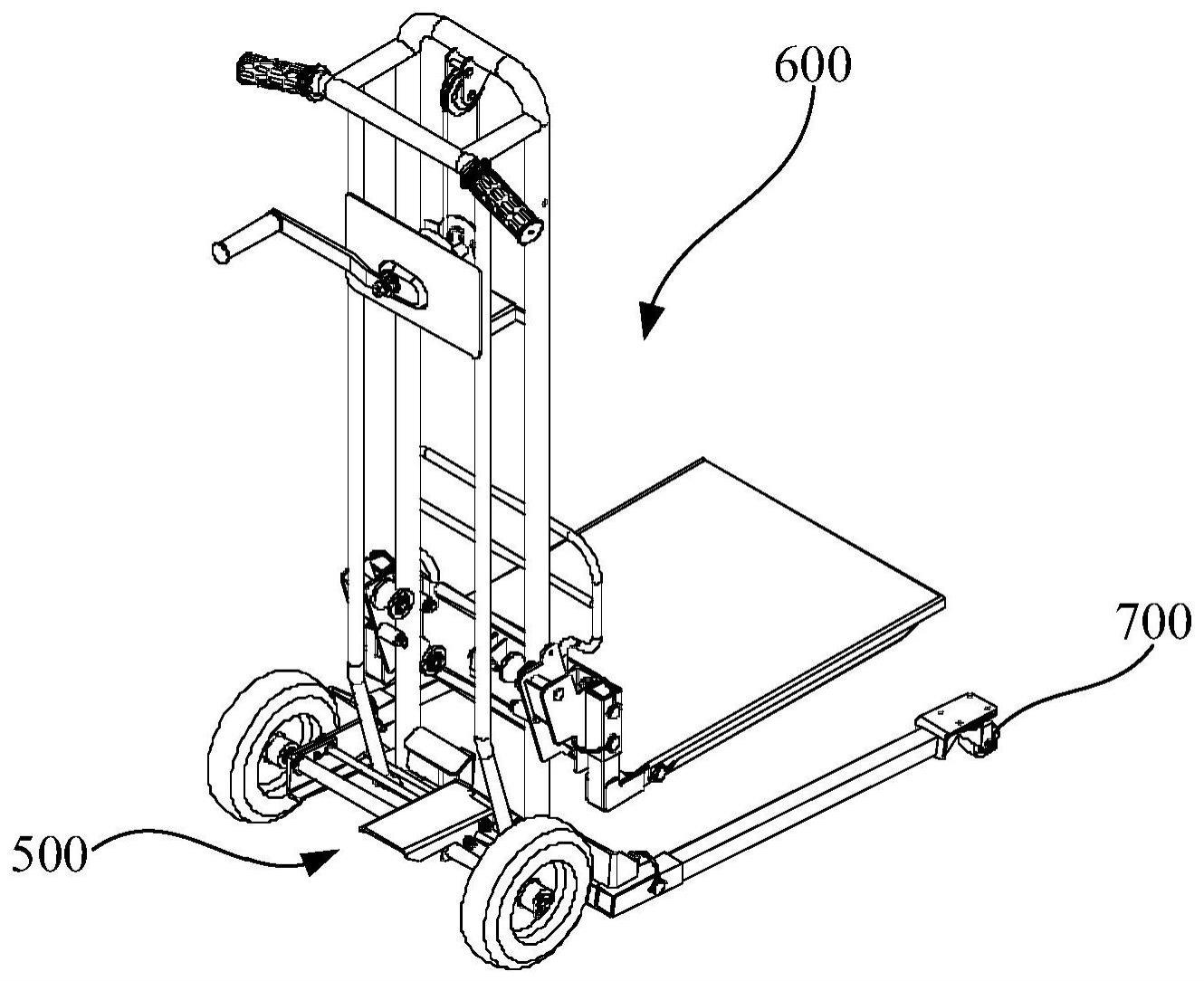一种刹车结构、转轮组件及叉车的制作方法