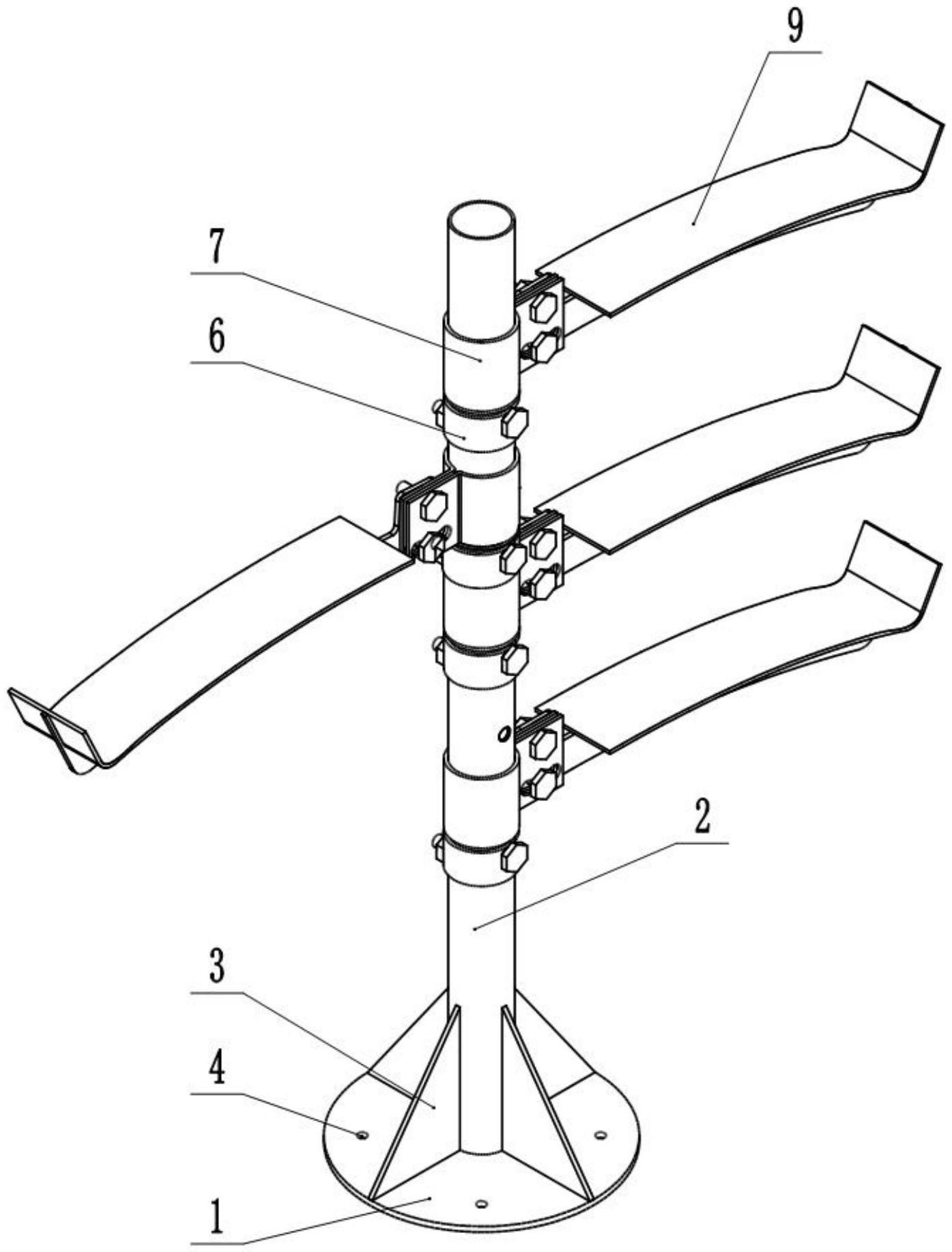 一种风电叶片可调节后缘梁存放工装的制作方法