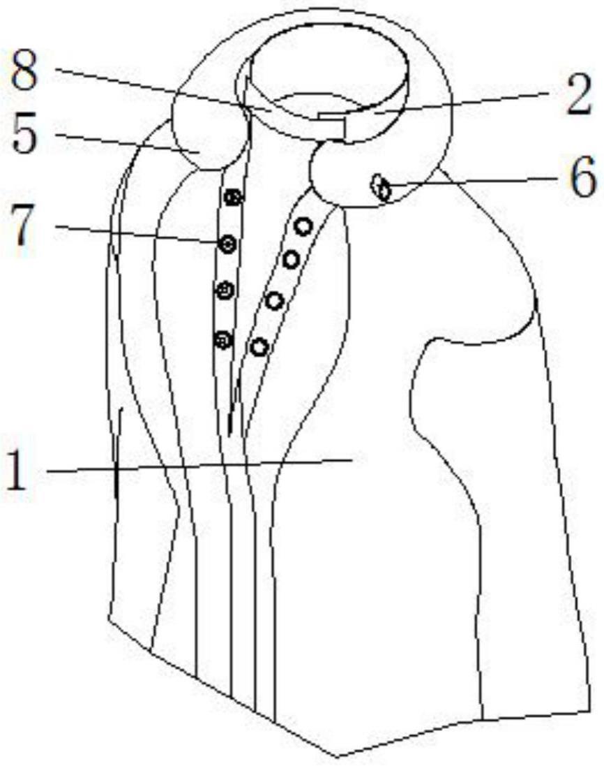 一种具有护颈功能的保健服饰