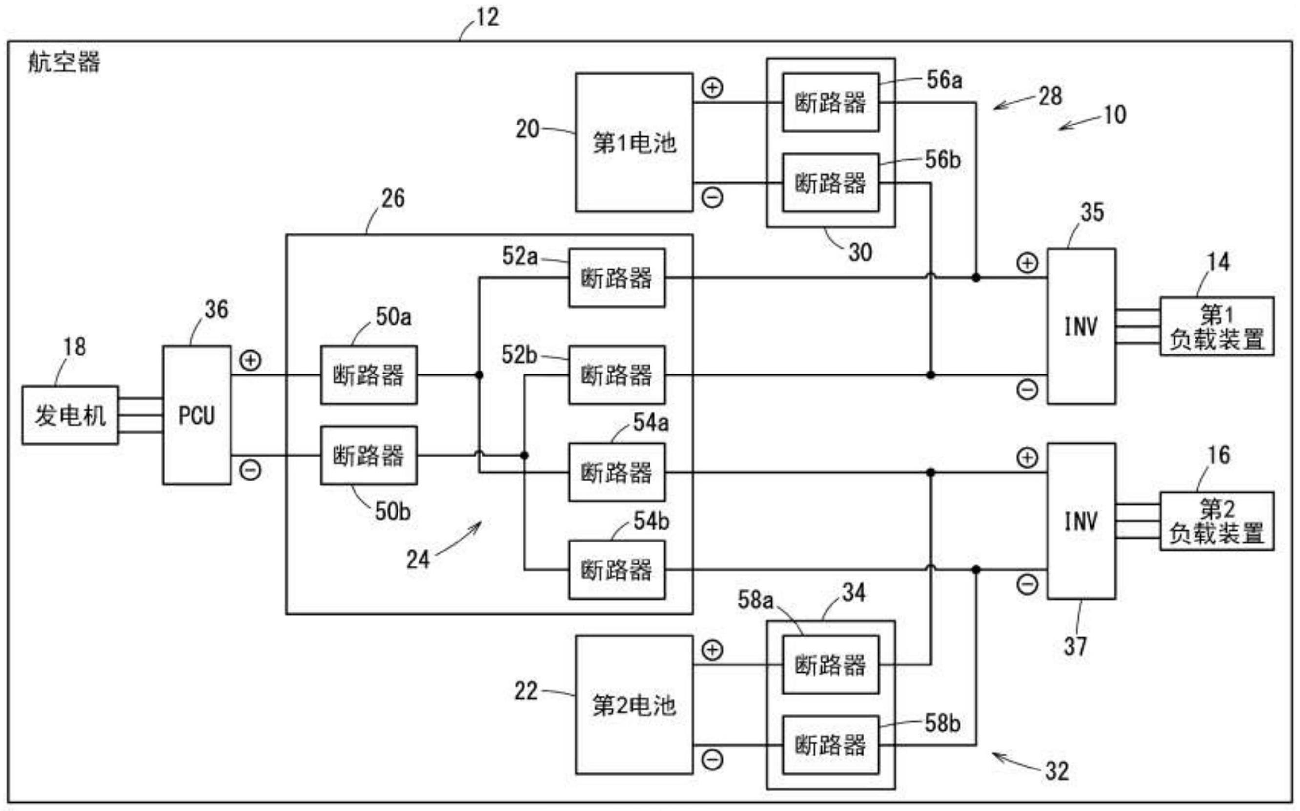 移动体的电功率供给电路的制作方法