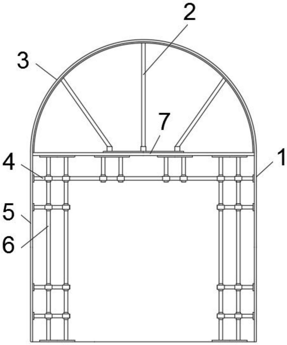 一种用于桥隧连接的支护结构的制作方法