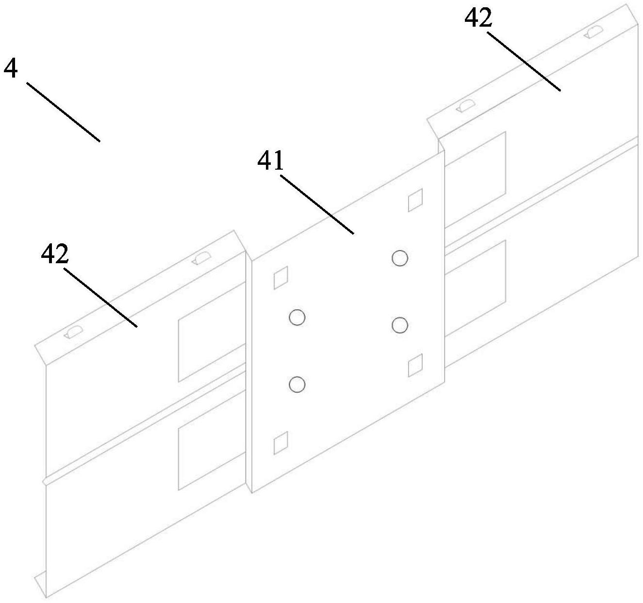 用于装配式隔墙的龙骨框架和龙骨连接装置及装配式隔墙的制作方法