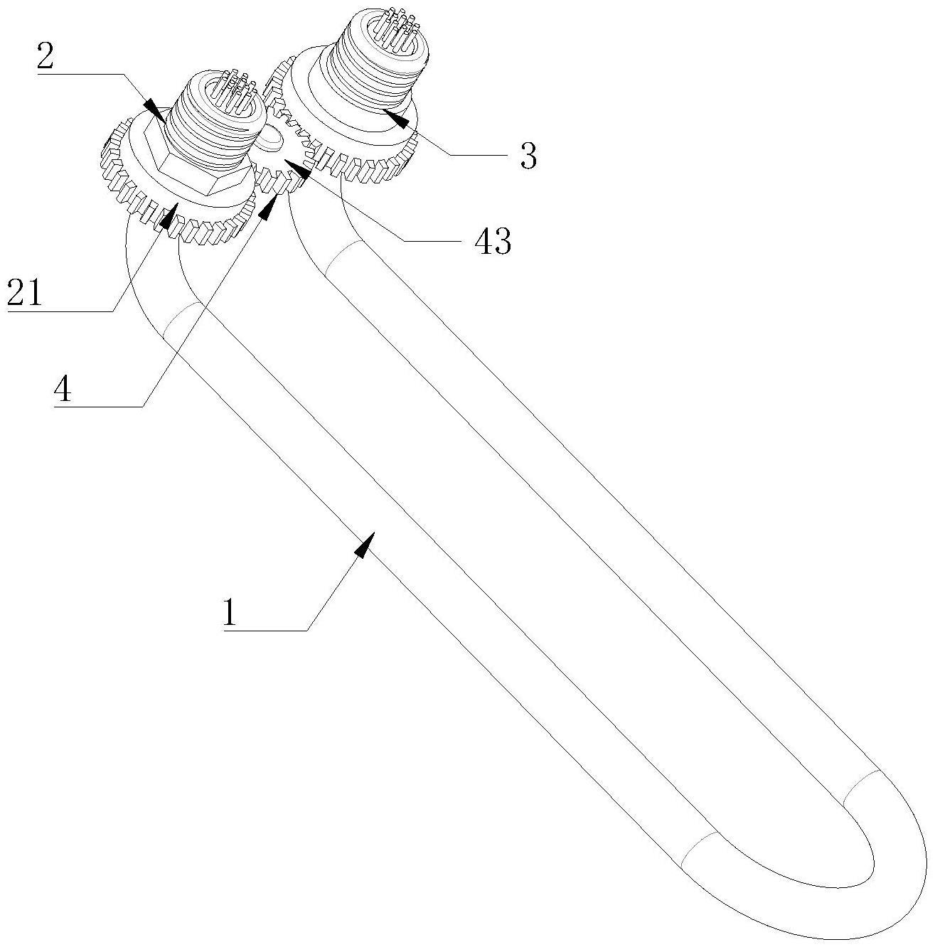 一种加热管弯口连接结构的制作方法