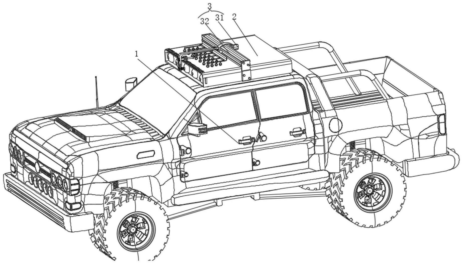 一种新能源皮卡车载驱虫功能的灯具的制作方法