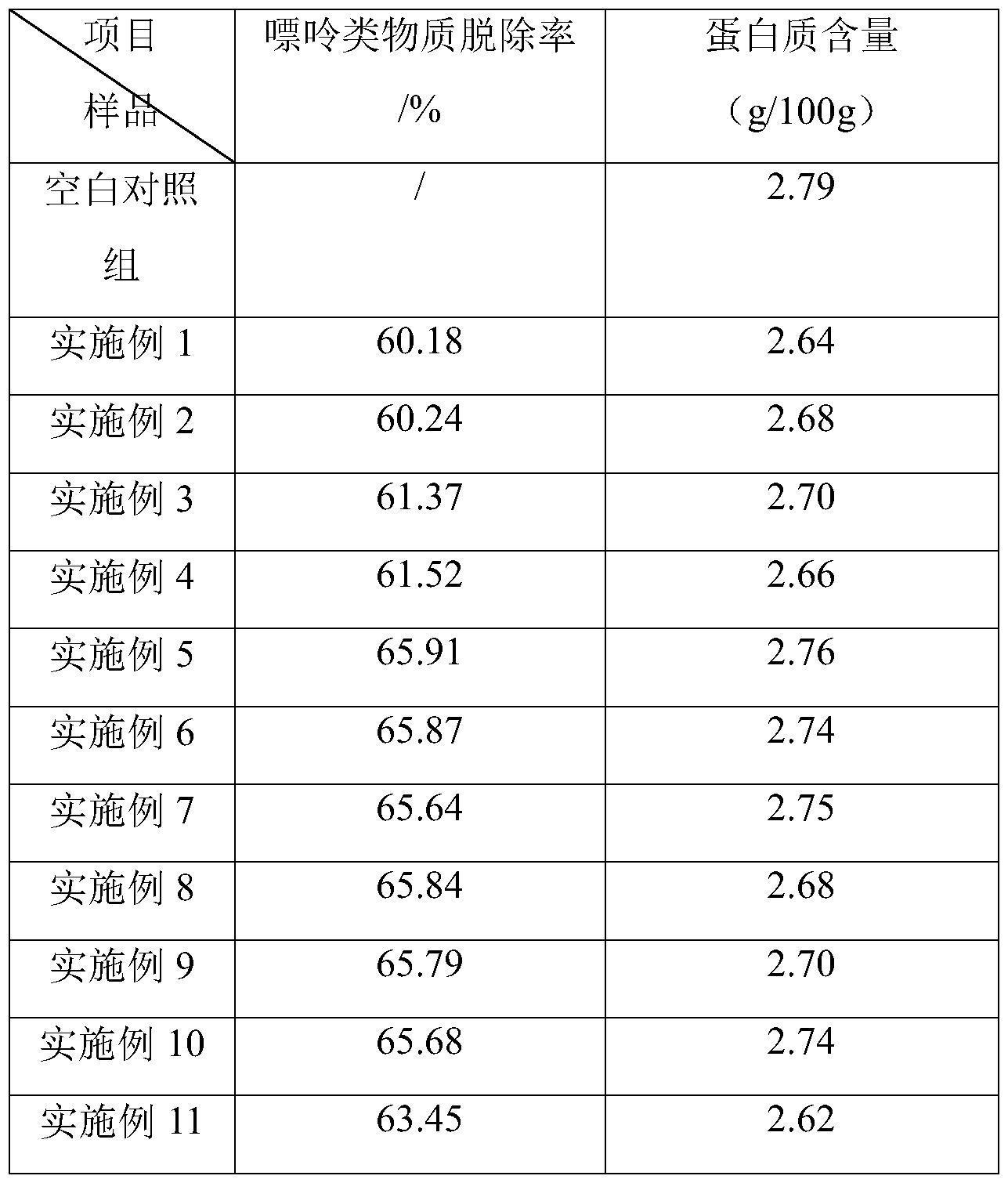 一种低嘌呤豆浆及其制备方法与流程