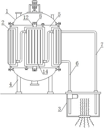 一种反应釜的夹套冷却装置的制作方法