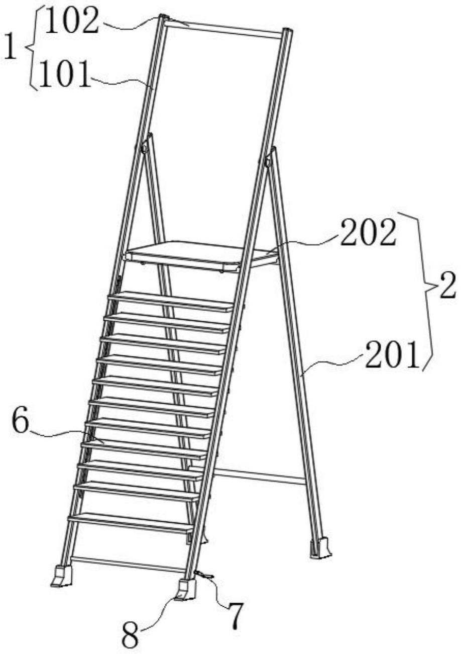 一种园林建设用园林梯的制作方法