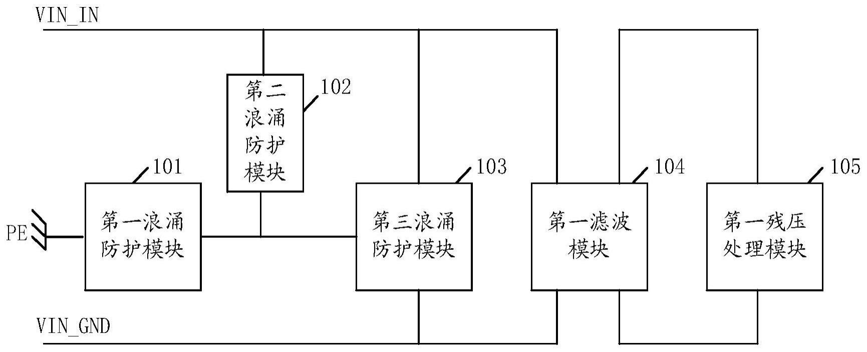 一种电源浪涌防护电路的制作方法