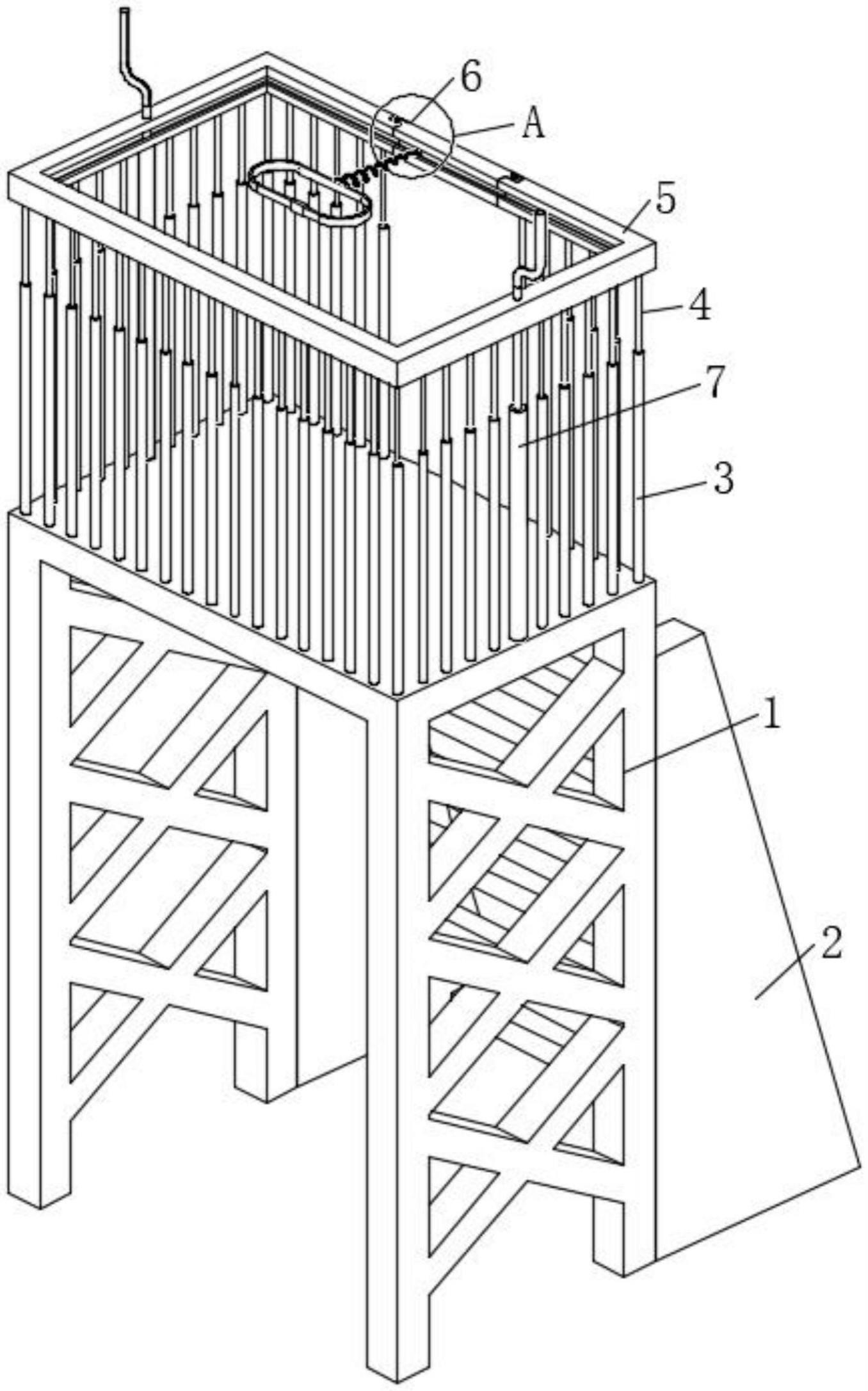 一种防掉落建筑施工架的制作方法