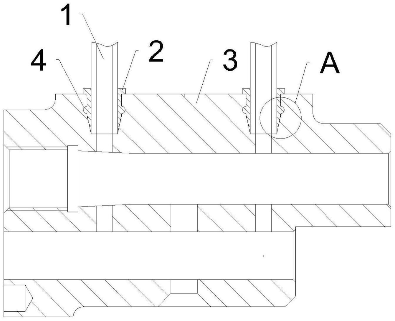 耐高压卡套式管路连接结构及其加工和安装方法与流程