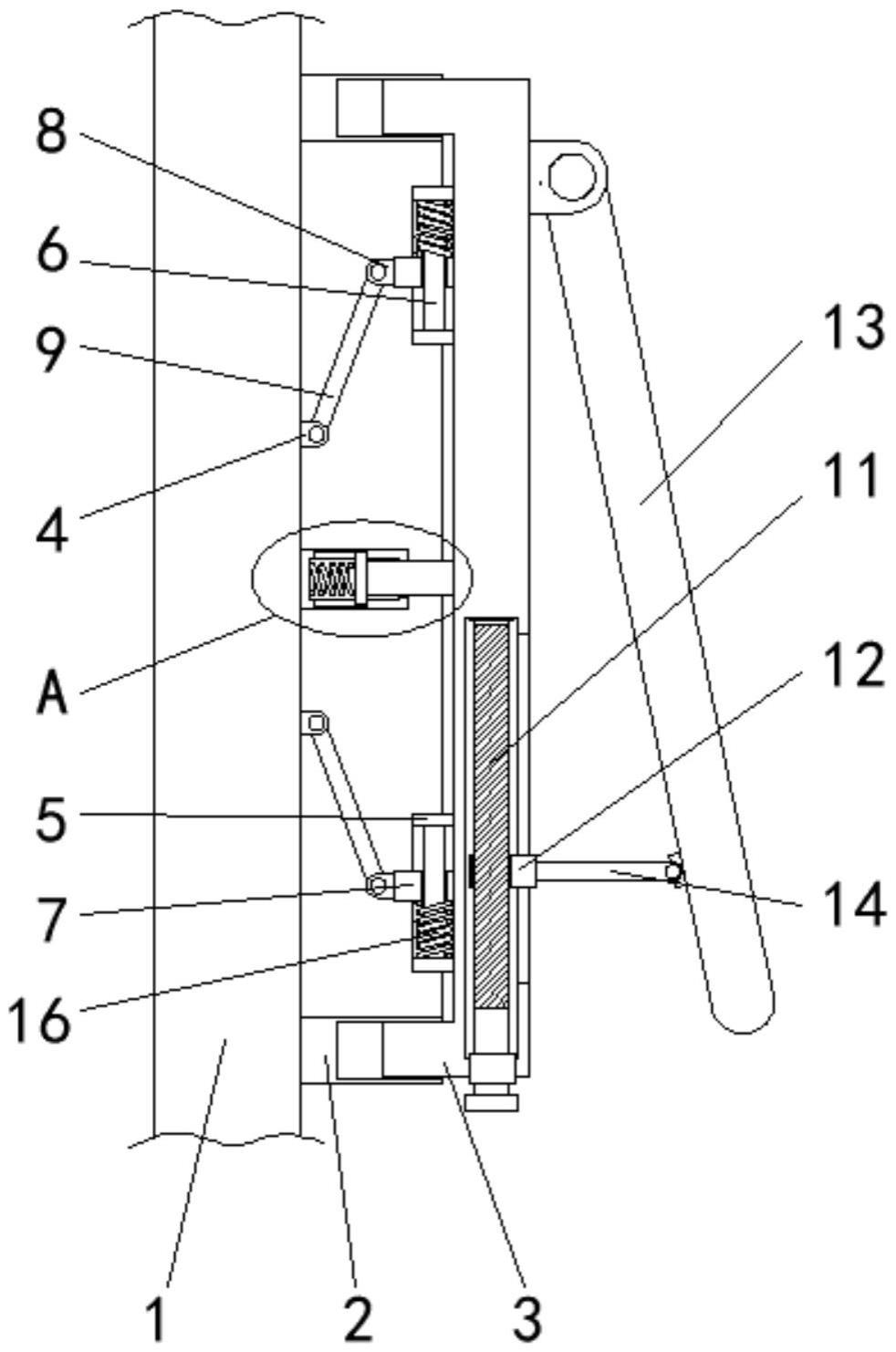 一种新型抗风型建筑幕墙的制作方法