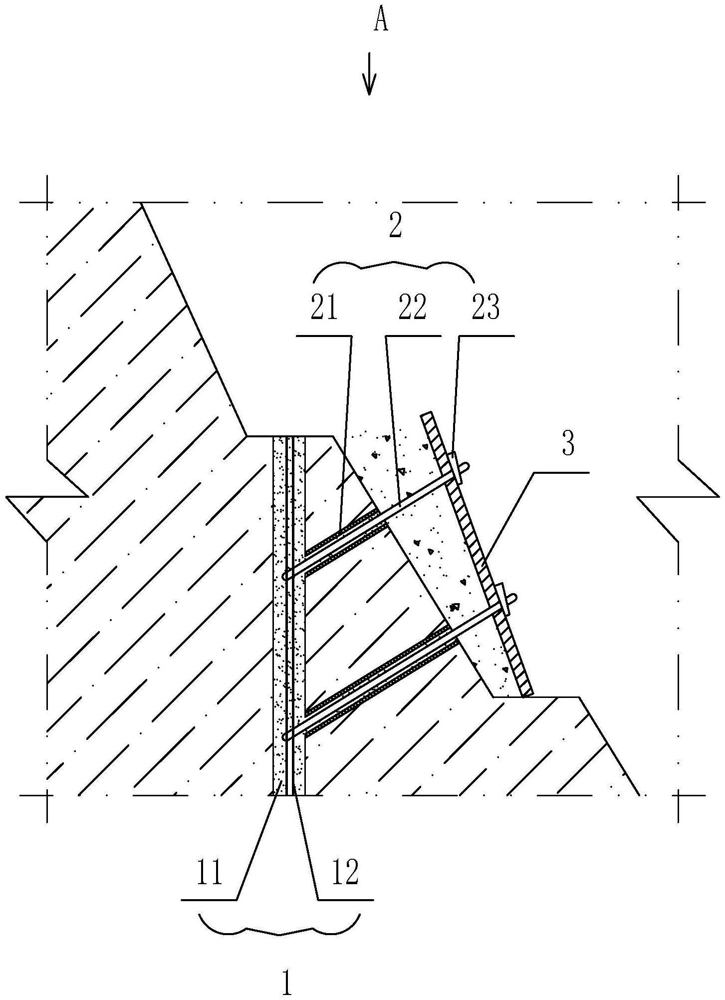 一种深基坑边坡锚桩支护结构的制作方法