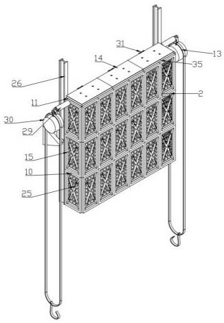 一种附着升降脚手架的新型水平桁架的制作方法