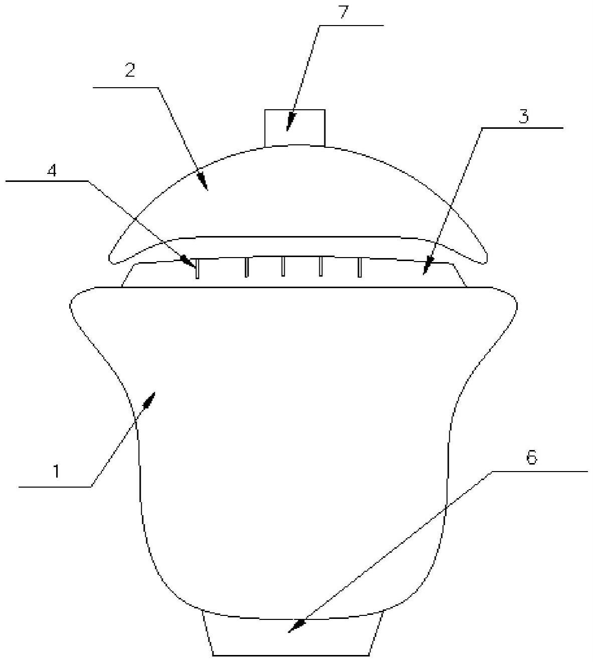 一种易过滤盖碗的制作方法