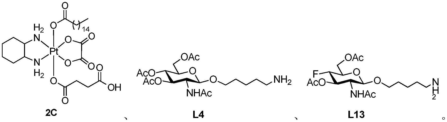 一种基于调控Mucin型O-糖基化靶向CRPC的四价铂氨基己糖配合物及其应用