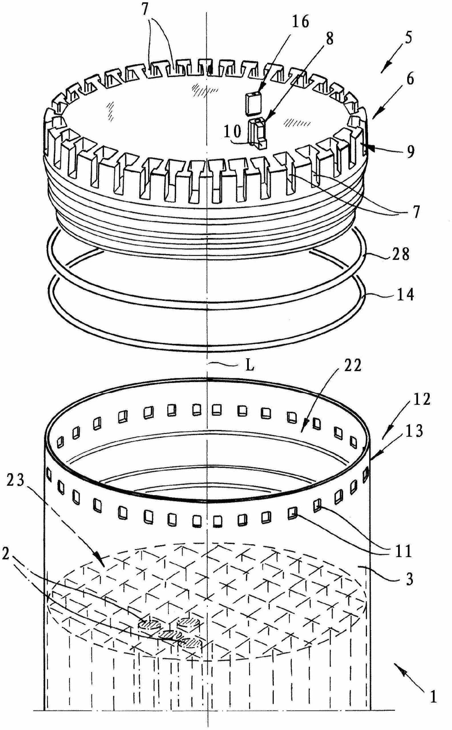 用于容纳放射性废料的容器的制作方法