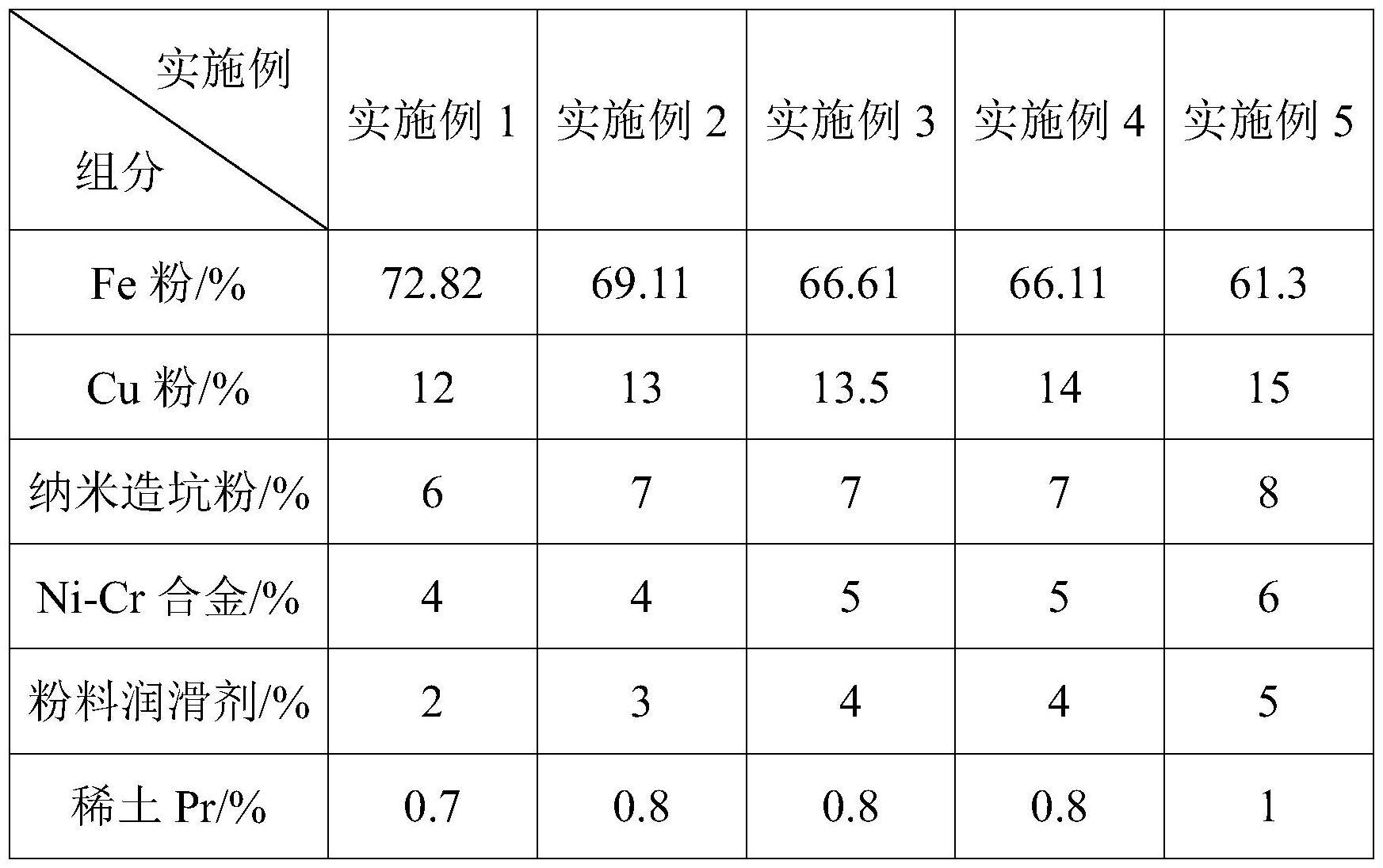 可干化作业的硬岩钻孔用铁基孕镶金刚石孔钻及其制备方法与流程