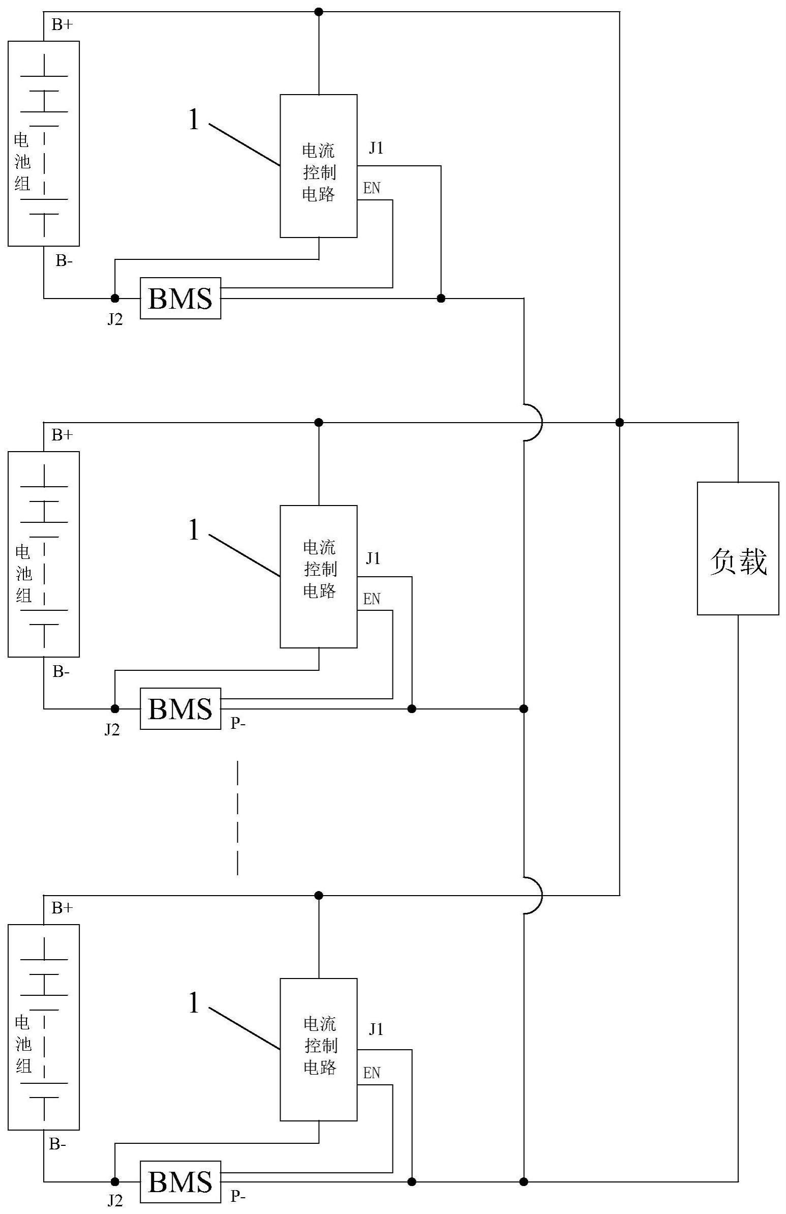 电池并联电路图图片