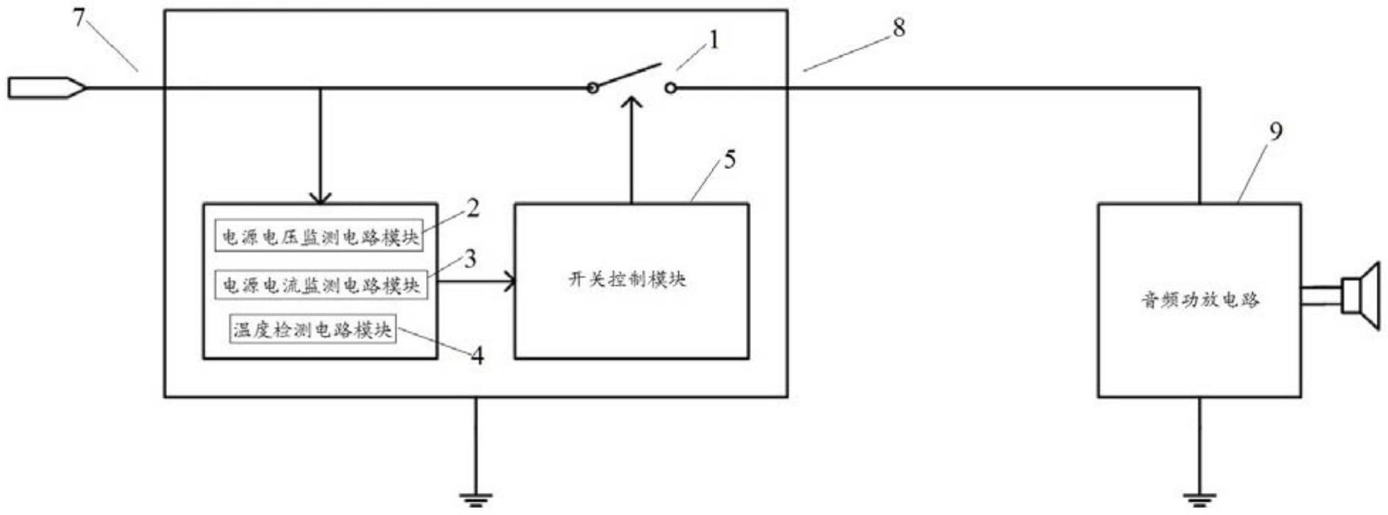 一种音频功率放大电路的保护电路的制作方法