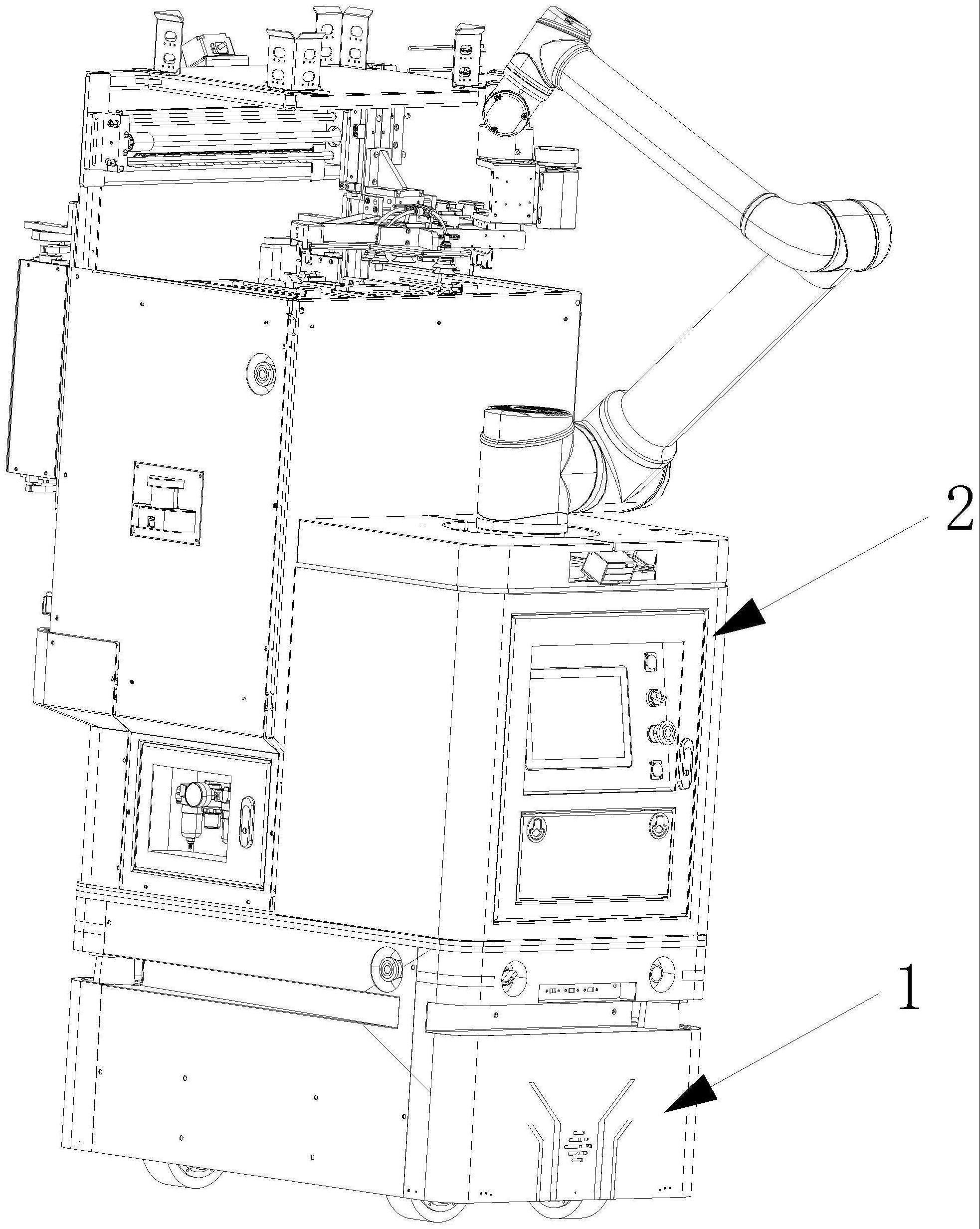 一种高柔性全向复合作业机器人的制作方法