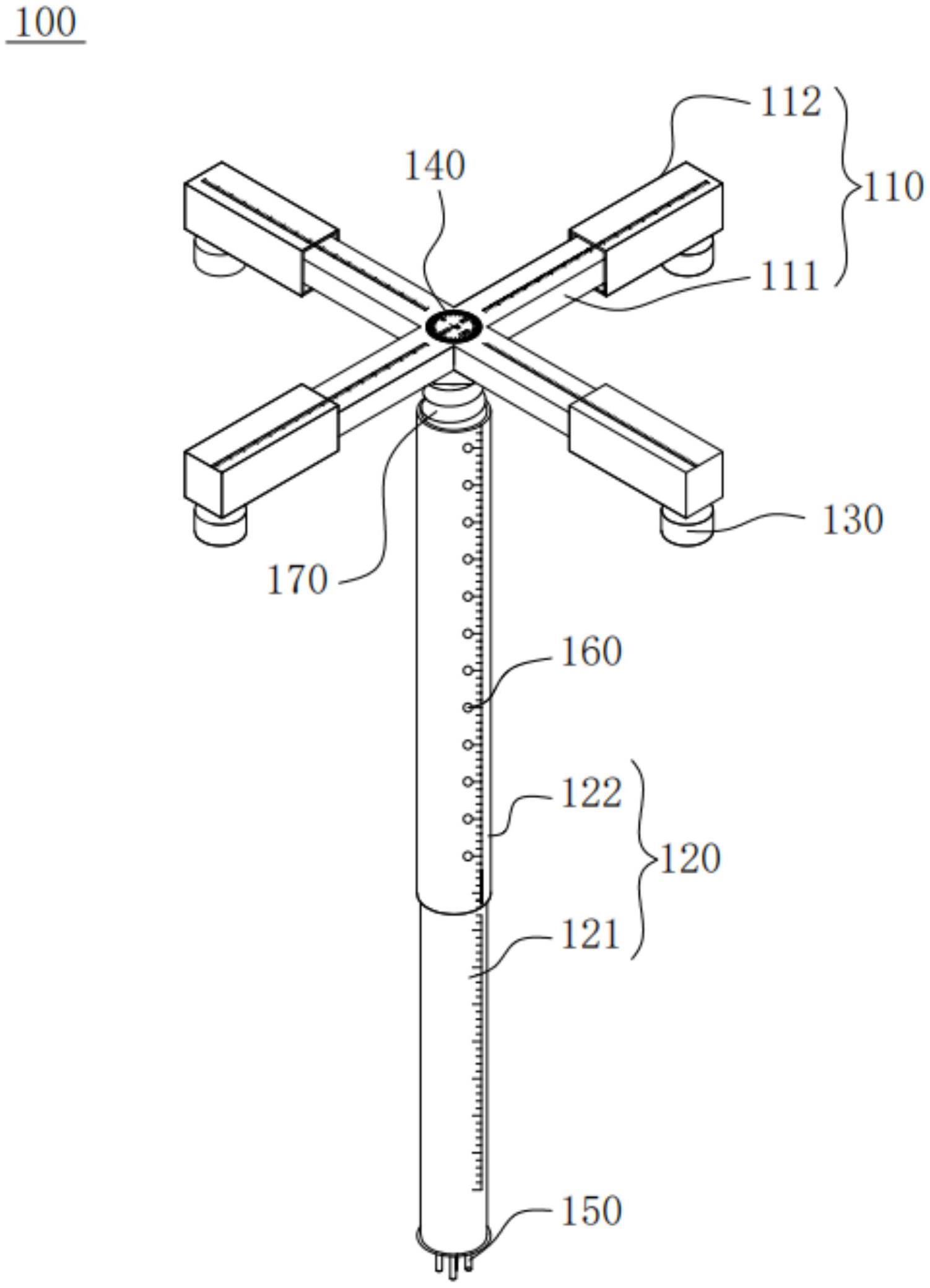 圆柱管体测量定位装置的制作方法