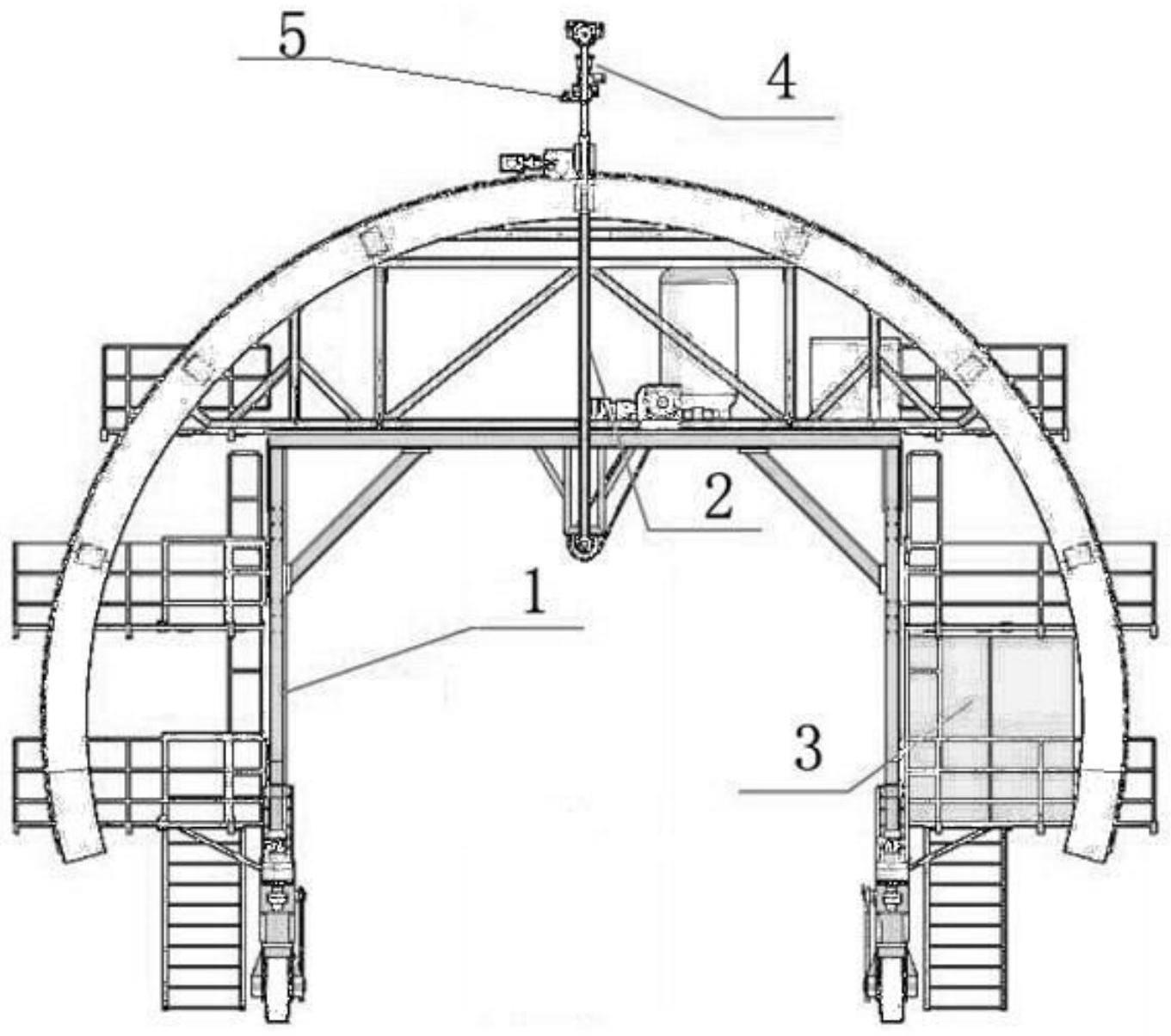 指针摆杆式隧道衬砌养护检测一体化台车的制作方法