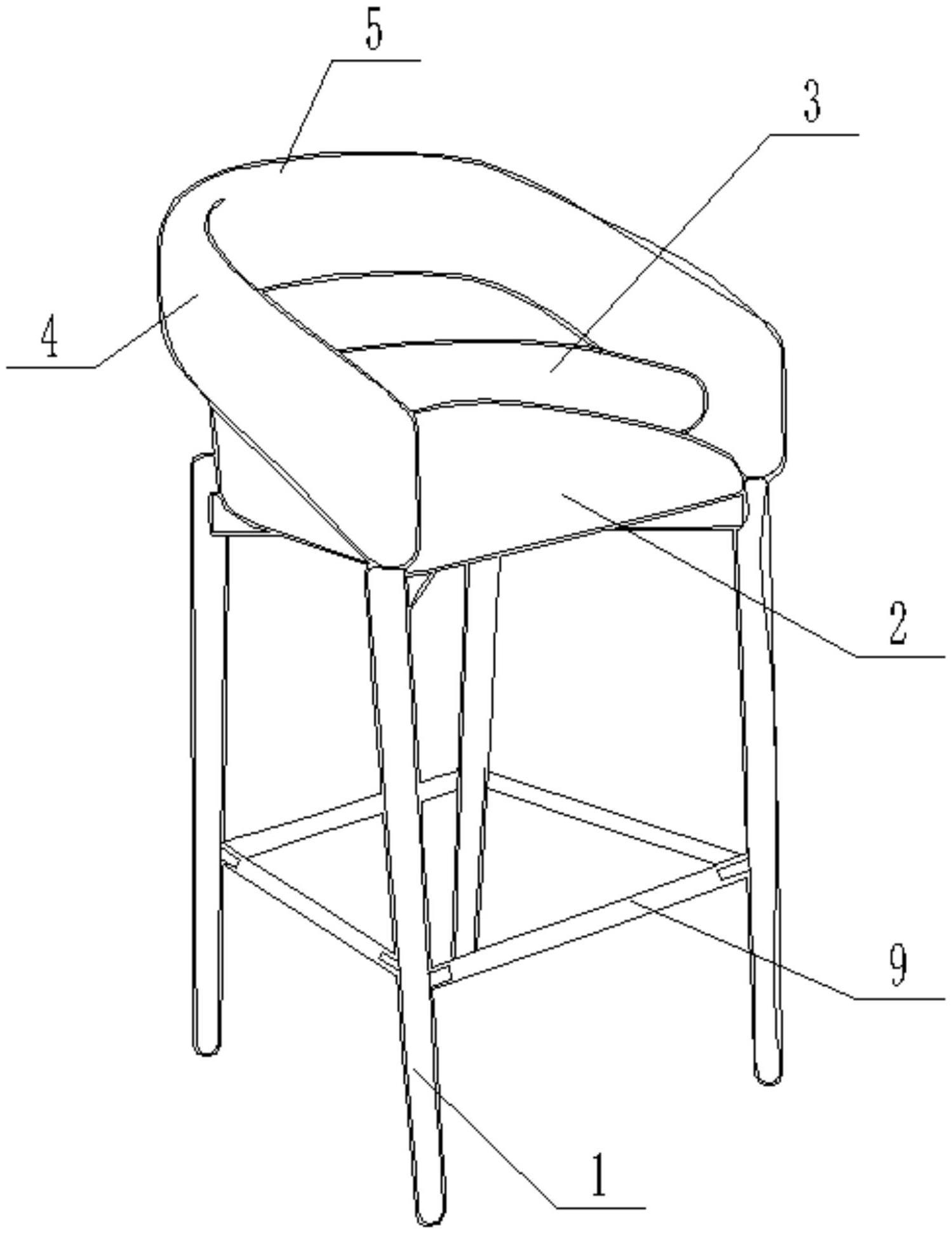 一种吧椅的制作方法