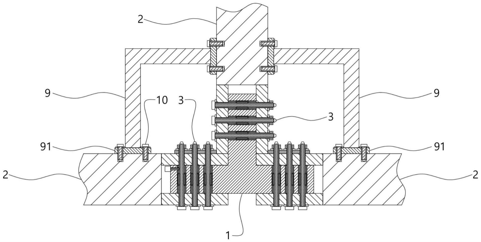 模块化钢结构异形柱梁柱节点连接装置的制作方法