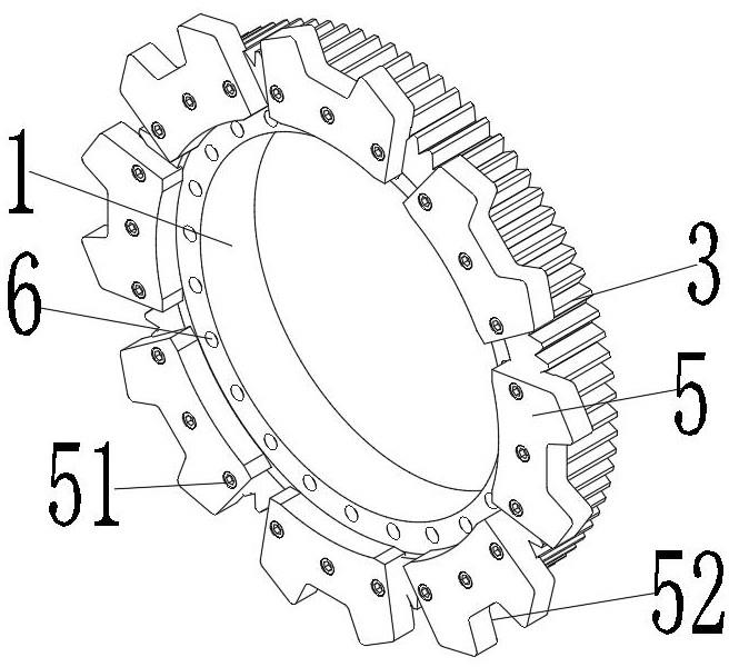垂直循环立体车库装配式齿板驱动轮及链条拨动机构的制作方法