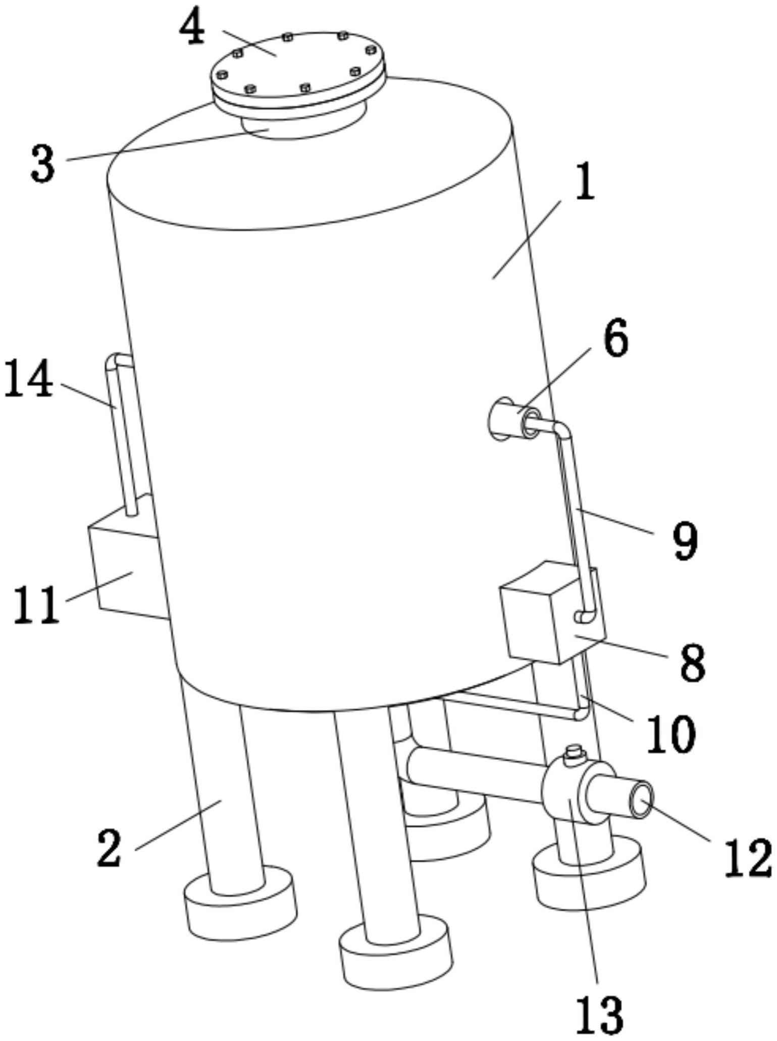 一种聚合氯化铝溶液安全储存装置的制作方法