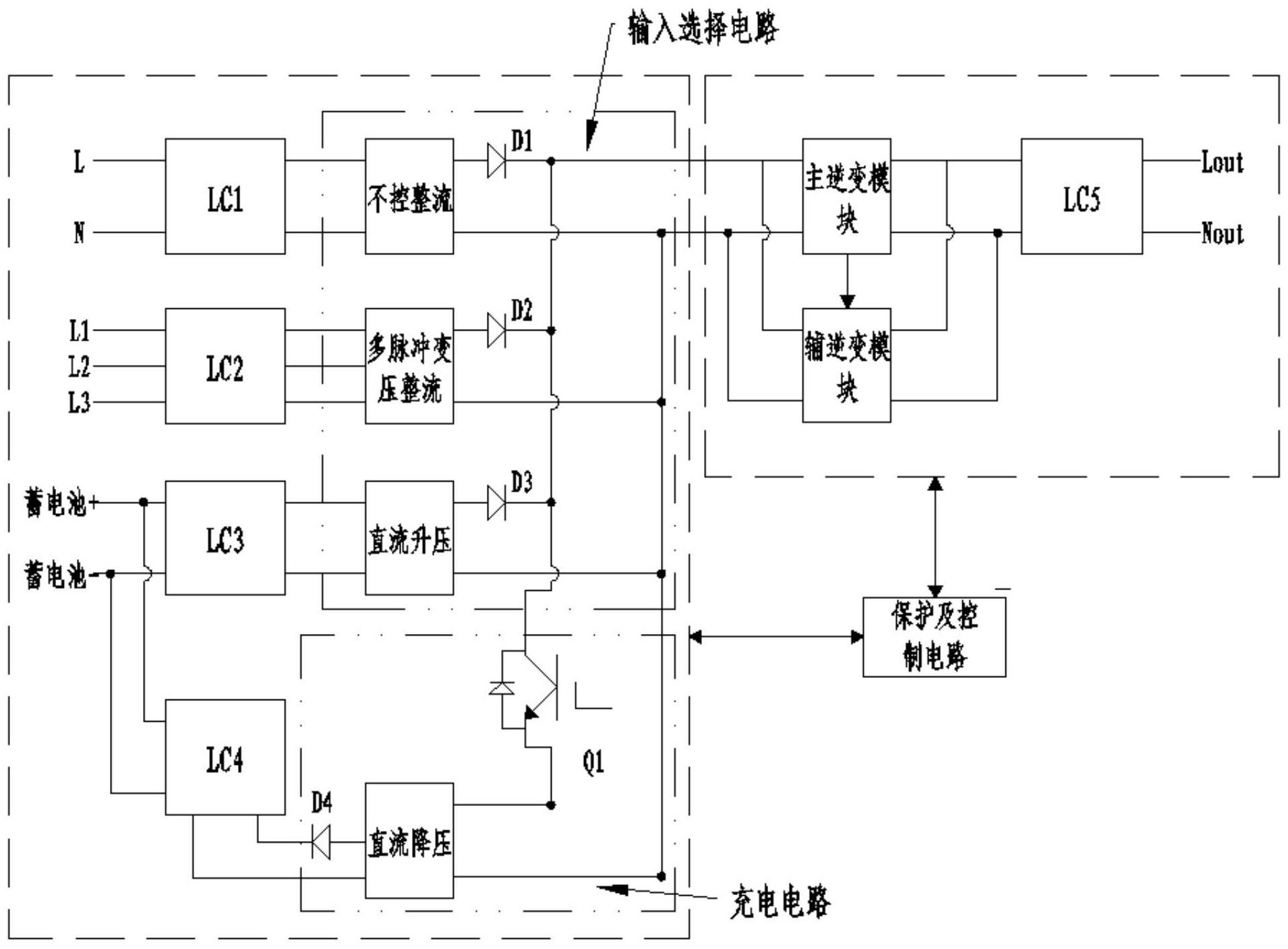 一种多输入双余度不间断航空电源的制作方法