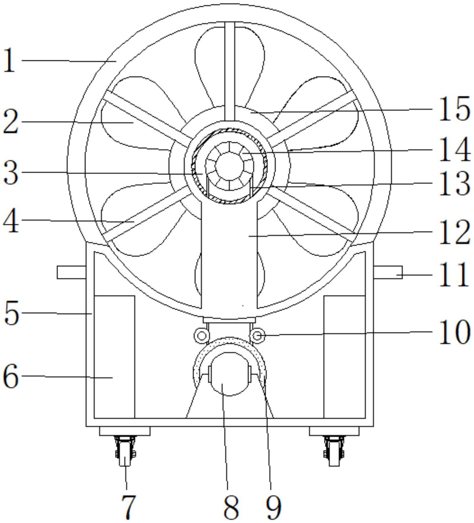 一种具有耐高温的防火型消防风机的制作方法