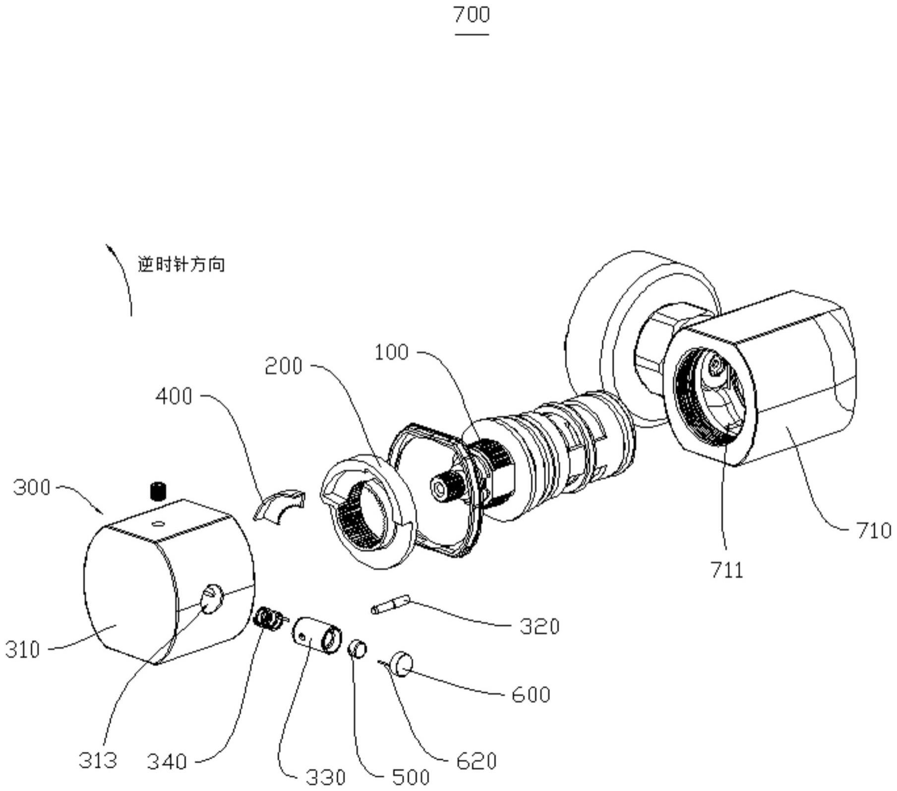 解锁装置及出水设备的制作方法