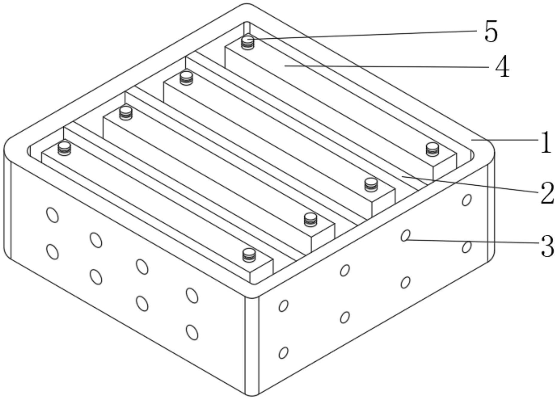 一种抗内压的蓄电池槽的制作方法